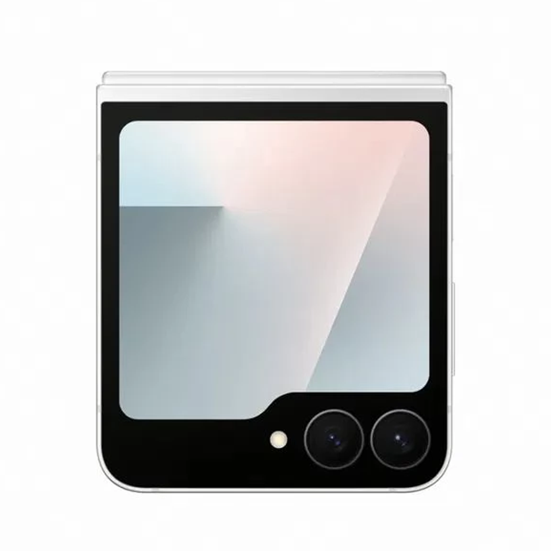 هاتف Samsung Galaxy Z Flip7 FE – رام 8GB، وتخزين 256GB + هدايا | أبيض هاتف Samsung Galaxy Z Flip7 FE – رام 8GB، وتخزين 256GB + هدايا | أبيض
